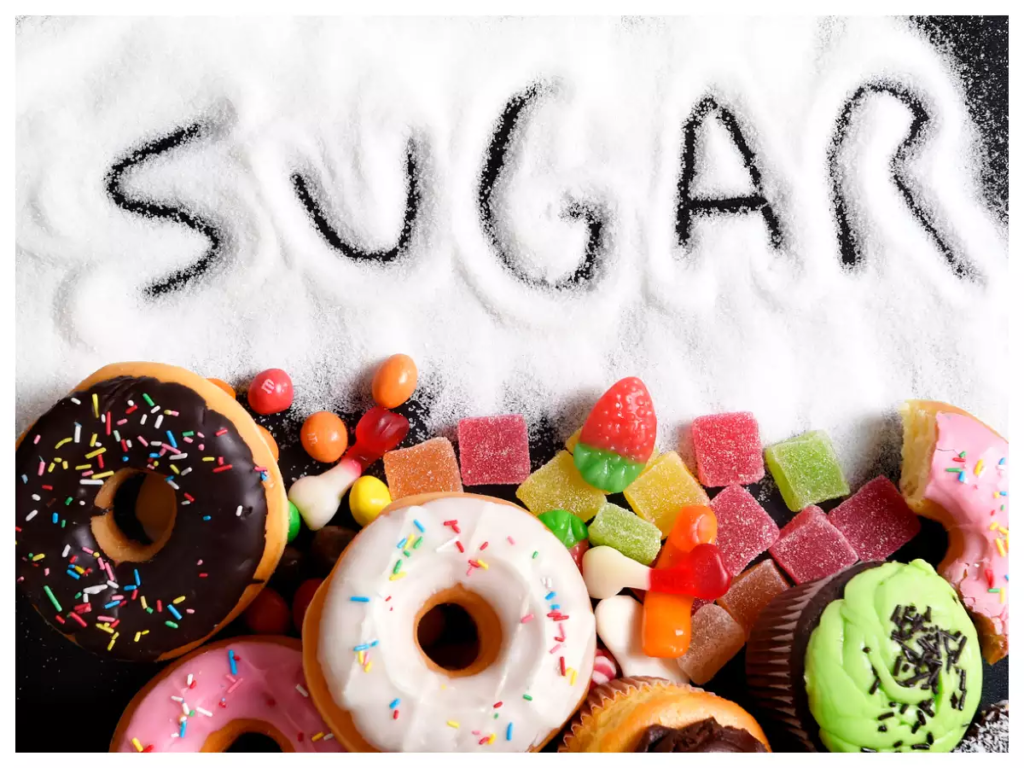  Sweet food cravings can be hard to curb because sugar can be addicting. 